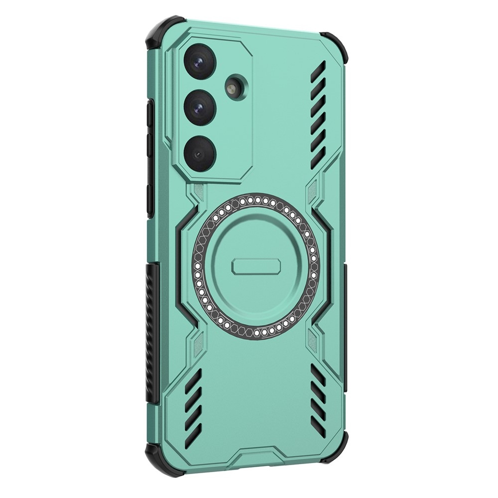 Üreges, tartós védőburkolat MagSafe-rel Samsung Galaxy S25 FE készülékre - zöld