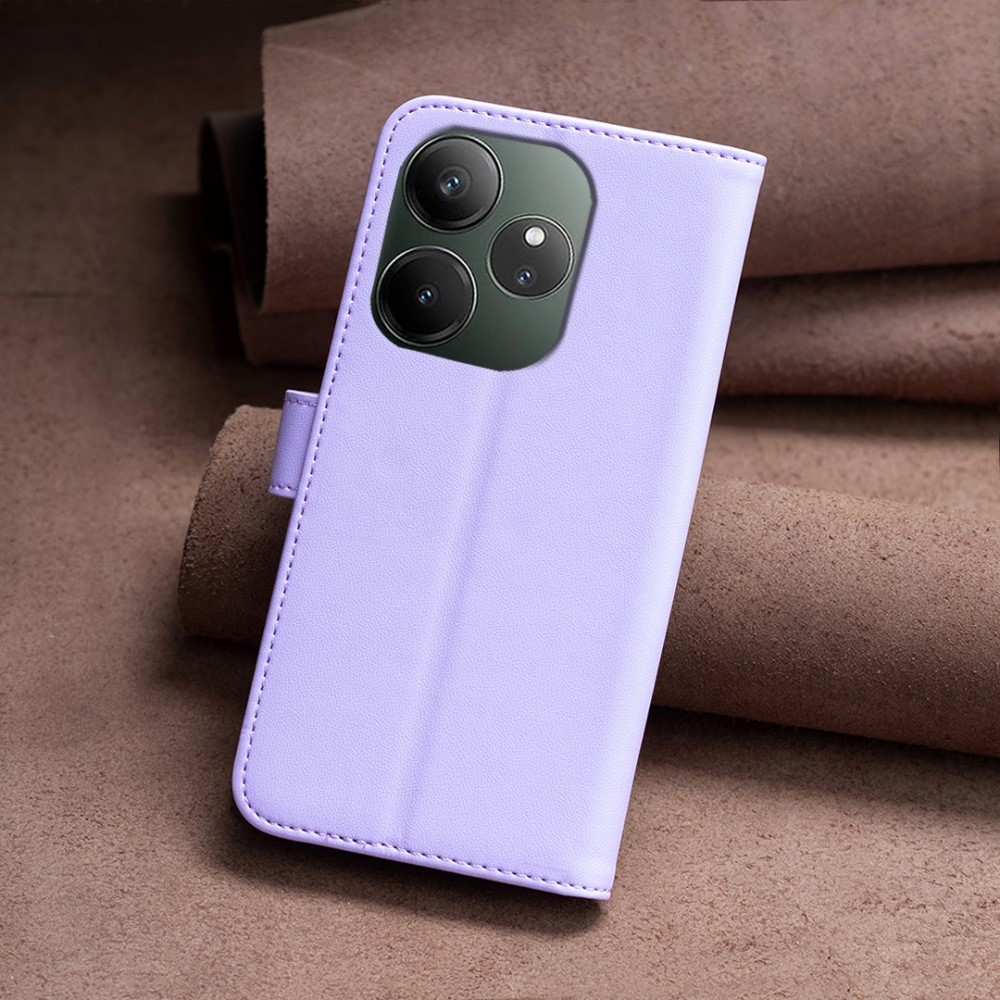 BNF könyvtáska Realme GT 6 5G/GT 6T 5G - világos lila