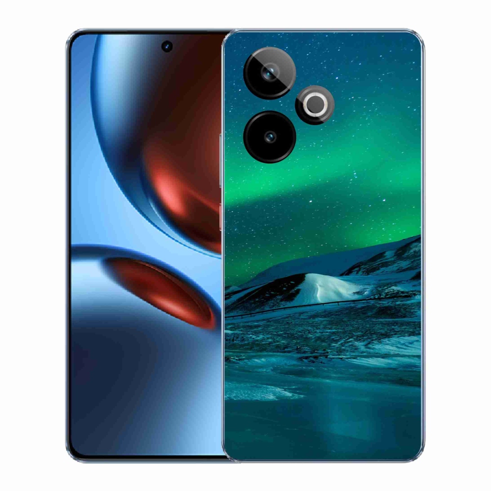Gél borítás mmCase a Realme GT 7 5G/GT 7T 5G - aurora borealis számára