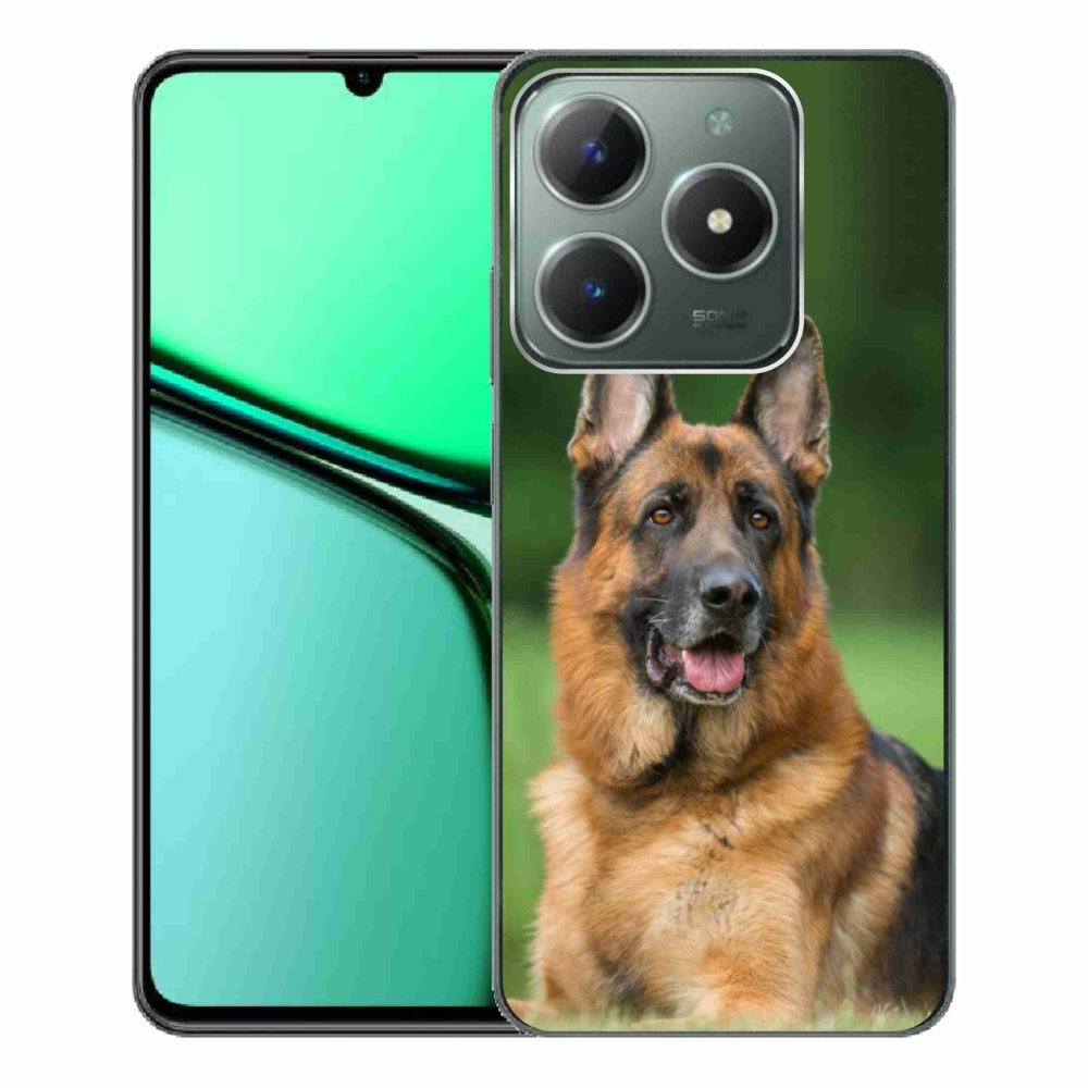 Zselés borítás mmCase a Realme C61 készülékhez - Német juhászkutya