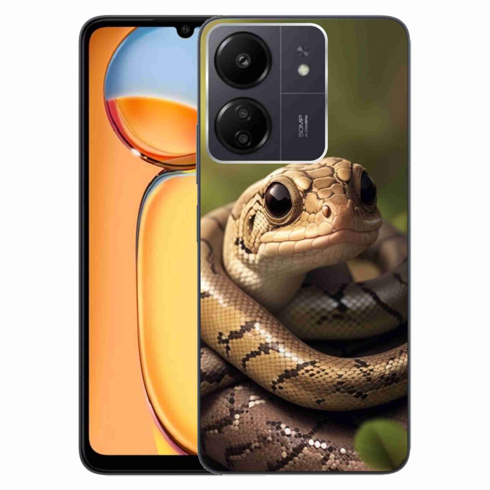 Gél borítás mmCase a Xiaomi Poco C65/Redmi 13C - kígyó 1
