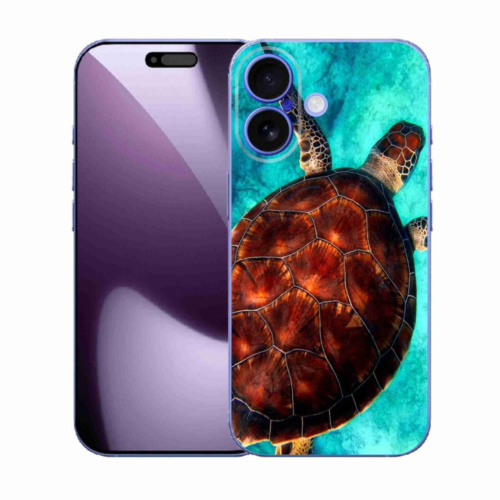 Zselés borítás mmCase iPhone 17 készülékhez - teknősbéka