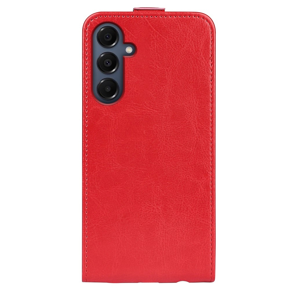 Függőleges könyvtáska Samsung Galaxy A17 4G/5G - piros