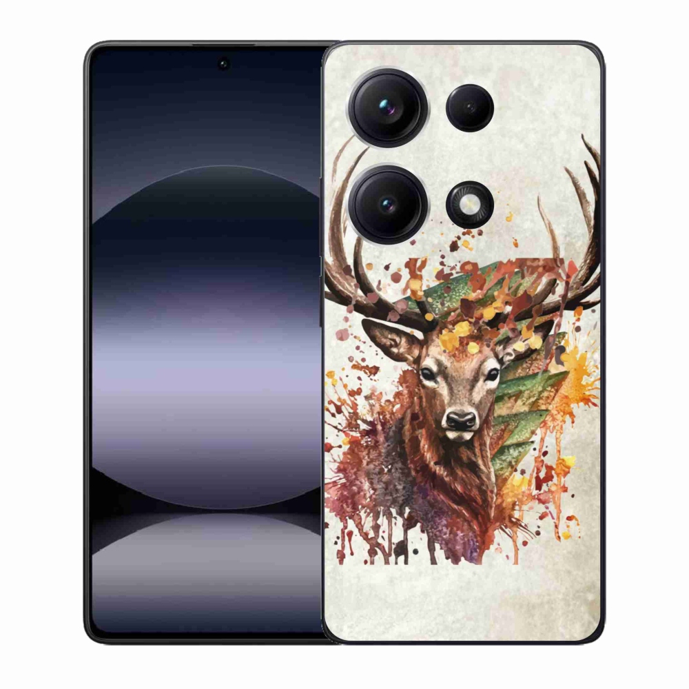 Gél borító mmCase a Xiaomi Redmi Note 14S-hez - szarvas 1
