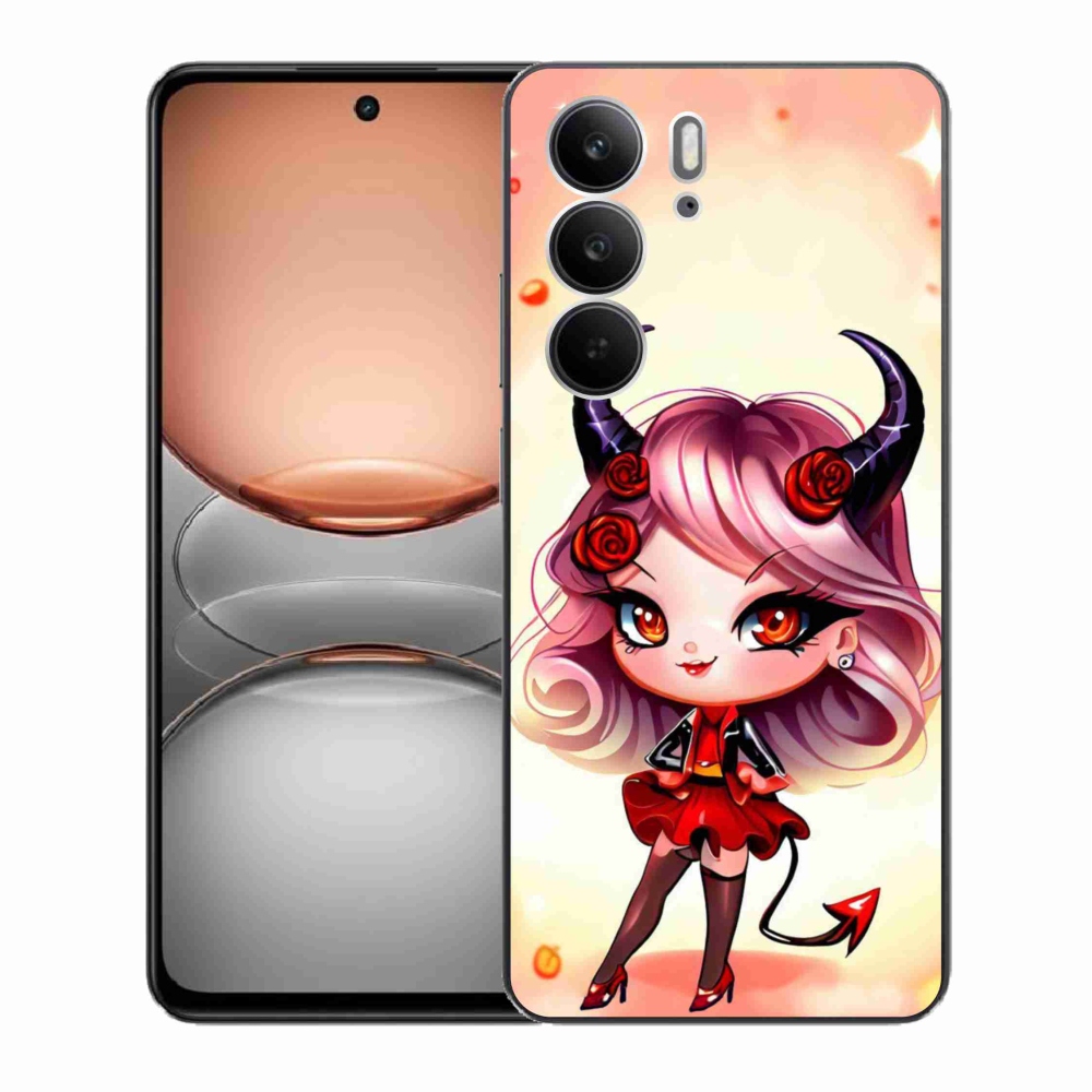 Zselés borító mmCase a Realme C75 készülékhez - rajzfilmördög