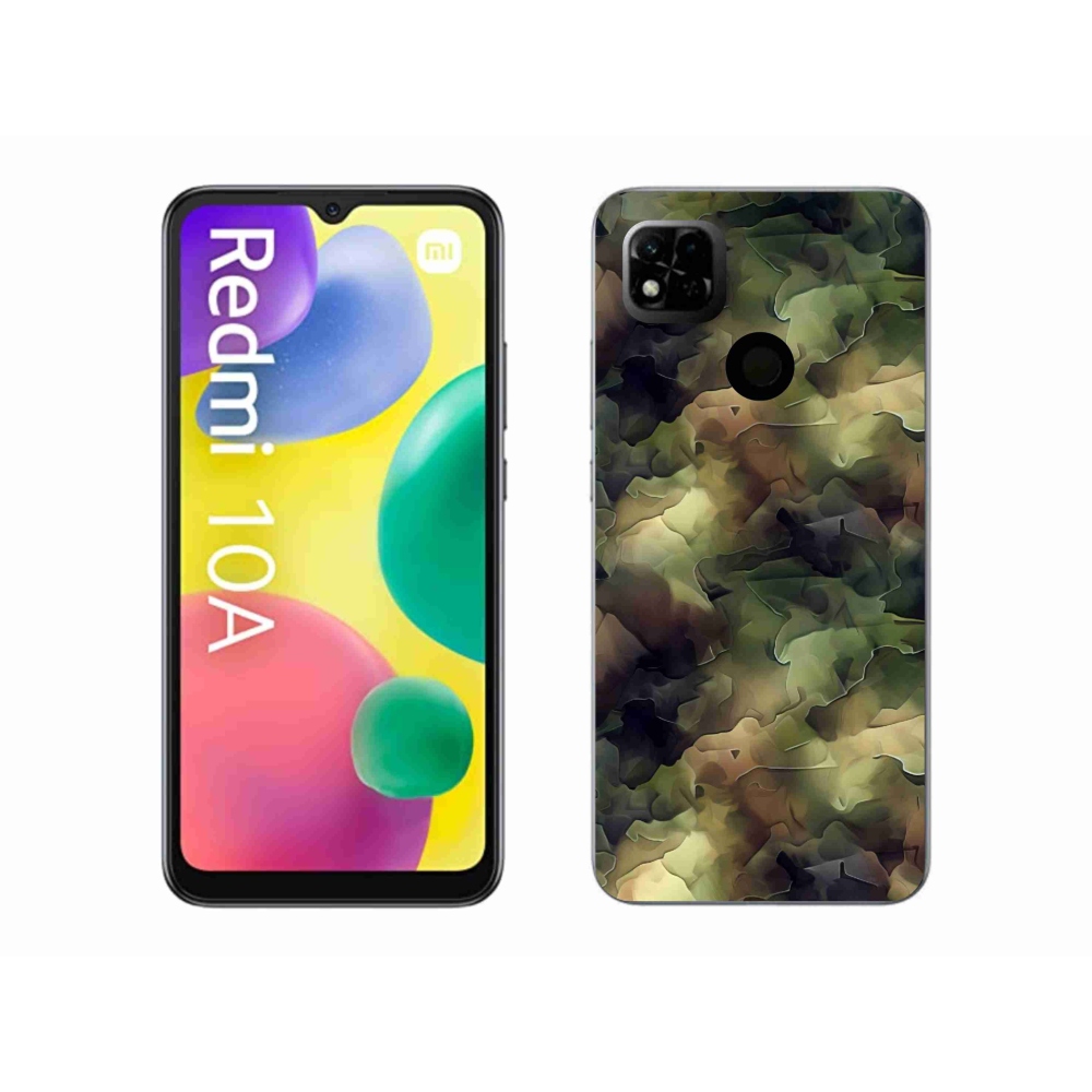 Gél borítás mmCase a Xiaomi Redmi 10A számára - terepszínű minta 10