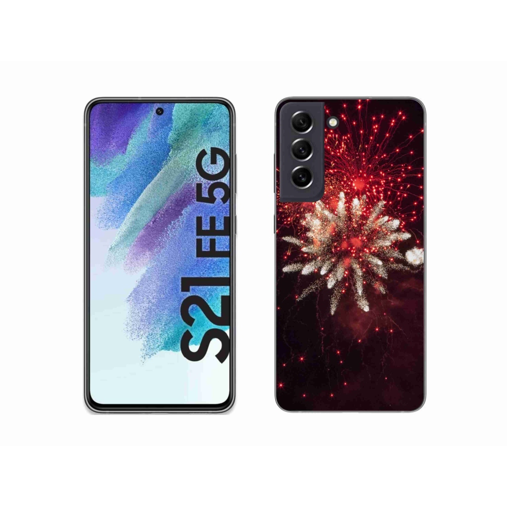 Zselés borítás mmCase Samsung Galaxy S21 FE 5G - tűzijáték