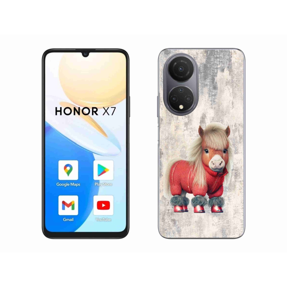 Gél borítás mmCase a Honor X7-hez - póni pulóverben
