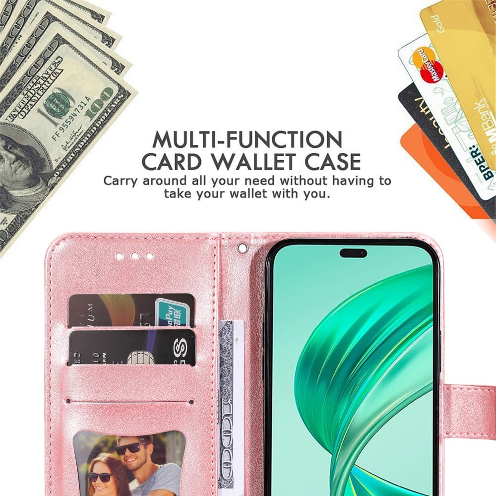 Mandala könyvtáska Honor X8b-hez - rózsaszín