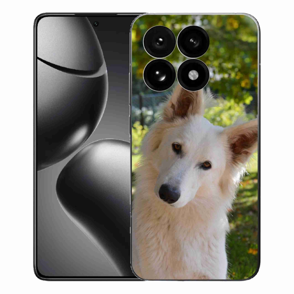 Gél borítás mmCase a Xiaomi 15T-hez - fehér svájci pásztor 1