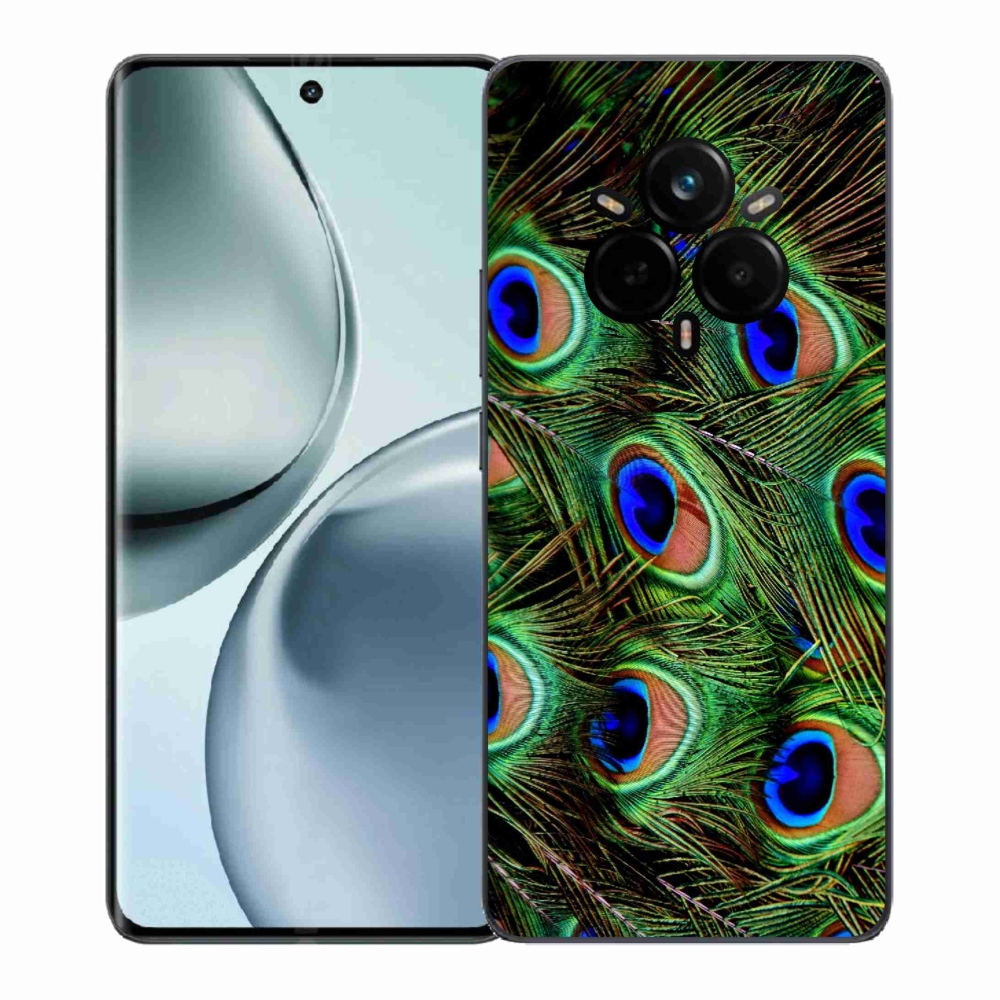 Zselés borítás mmCase a Realme 14 Pro 5G készülékhez - pávatoll