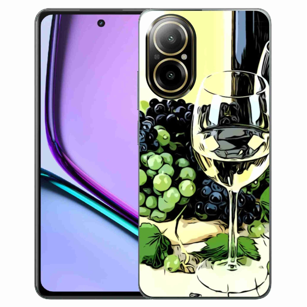 Zselés borítás mmCase a Realme C67 készülékhez - borospohár