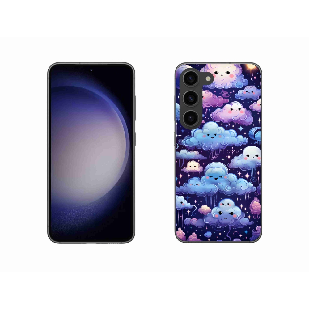Zselés borítás mmCase Samsung Galaxy S23 5G - felhők