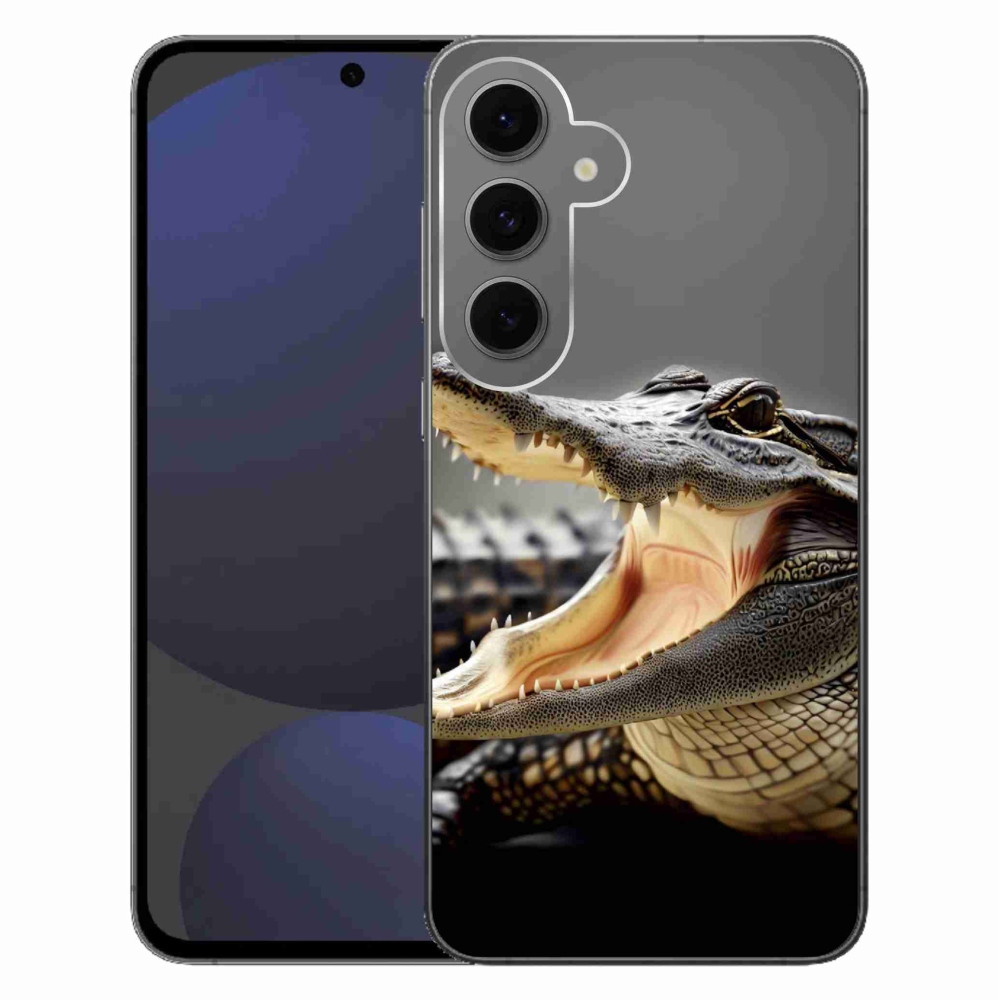 Gél védőhuzat mmCase Samsung Galaxy S24 FE készülékhez - krokodil