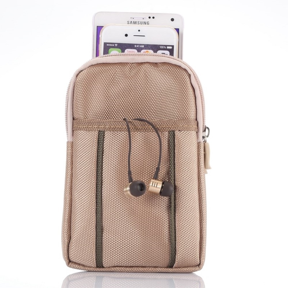 Hang univerzális övtáska 175 x 110 x 20 mm - khaki színű