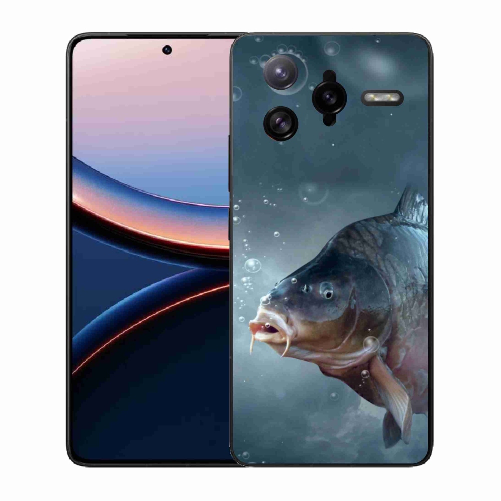 Gél borítás mmCase a Xiaomi Poco F7 Ultra számára - ponty és buborékok