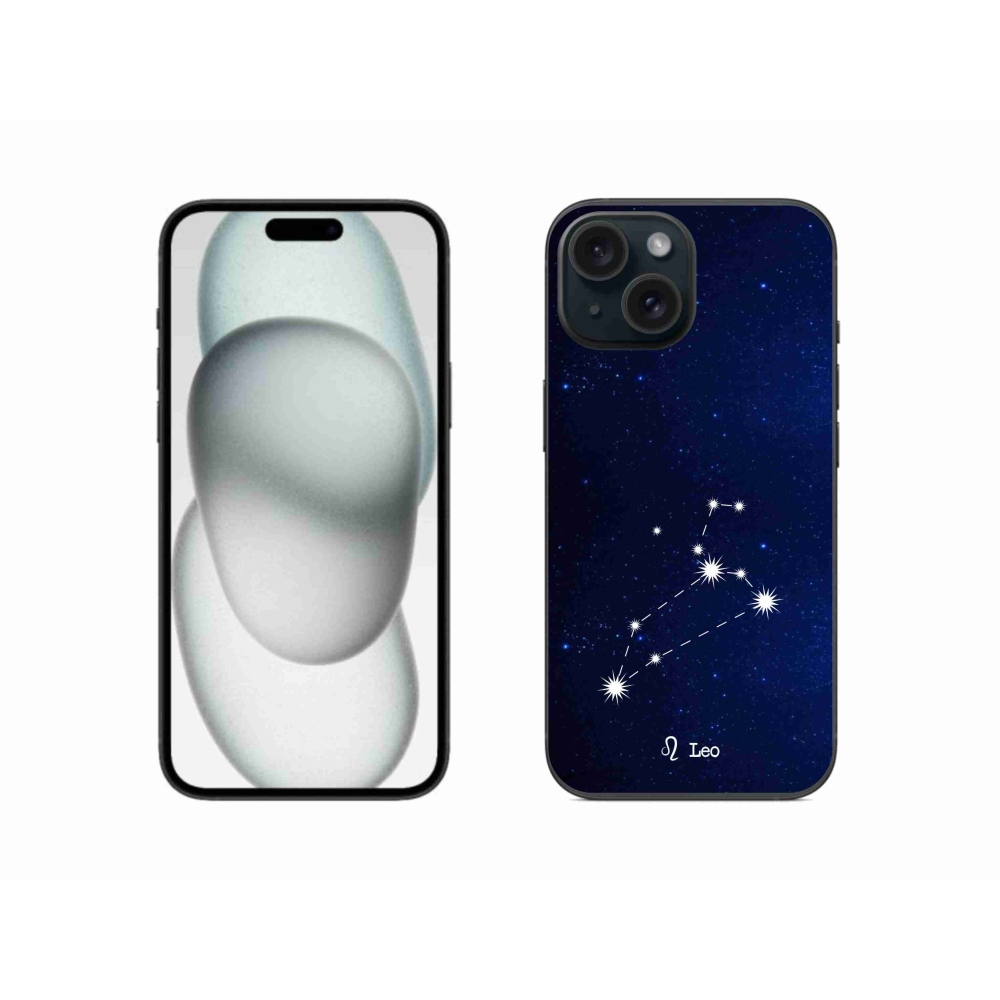 Zselés borítás mmCase iPhone 15 készülékhez - Oroszlán csillagkép