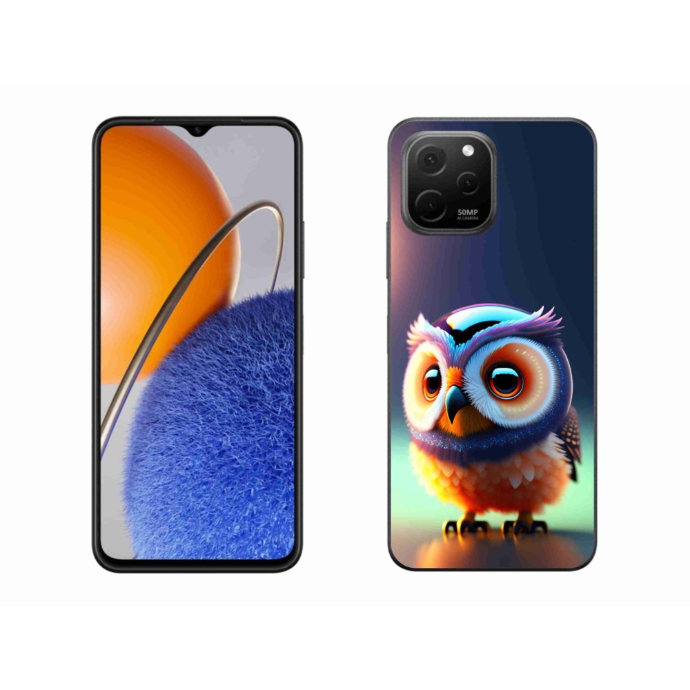 Gél borítás mmCase a Huawei Nova Y61 készülékhez - bagoly