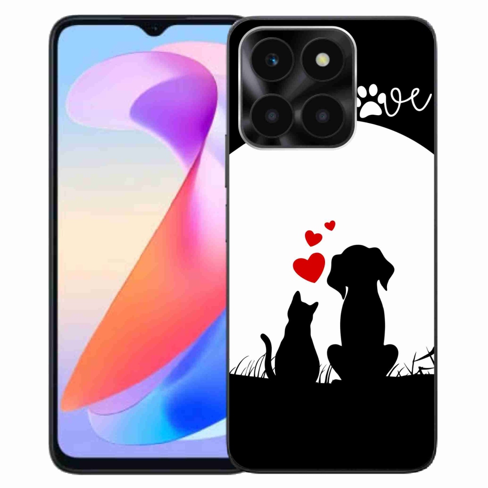 Gél tok mmCase a Honor X6a számára - állatszerelem