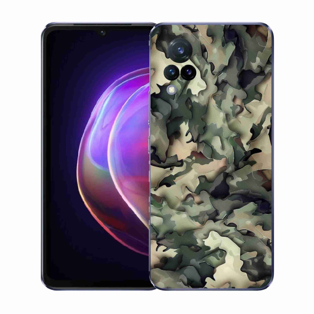 Gél borítás mmCase a Vivo V21 4G/5G készülékhez - terepszínű minta 9