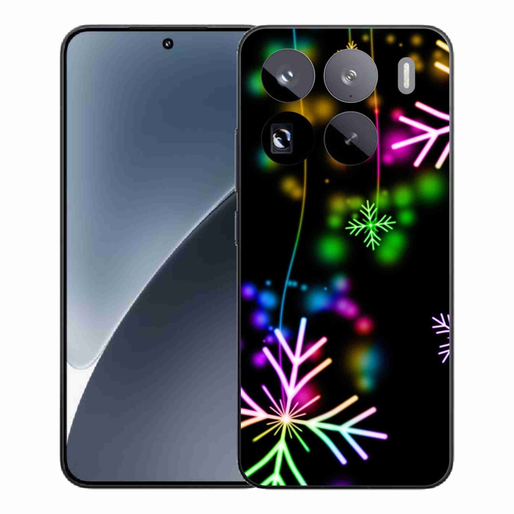 Gél borítás mmCase a Xiaomi 15 Pro számára - színes pelyhekkel