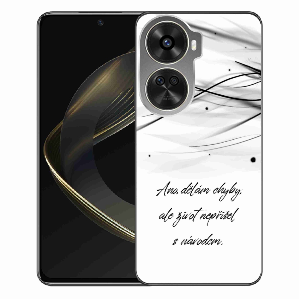 Gél borítás mmCase a Huawei Nova 12 SE-n - idézem a fehér hátteret