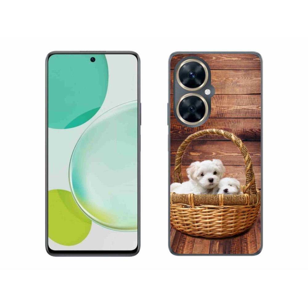 Gél borítás mmCase a Huawei Nova 11i készülékhez - kölyökkutyák