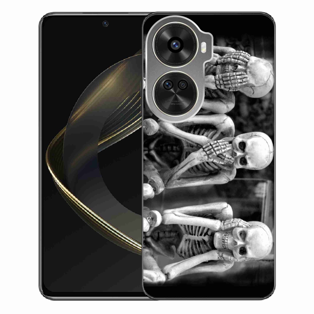 Gél borítás mmCase a Huawei Nova 12 SE-n - csontvázak