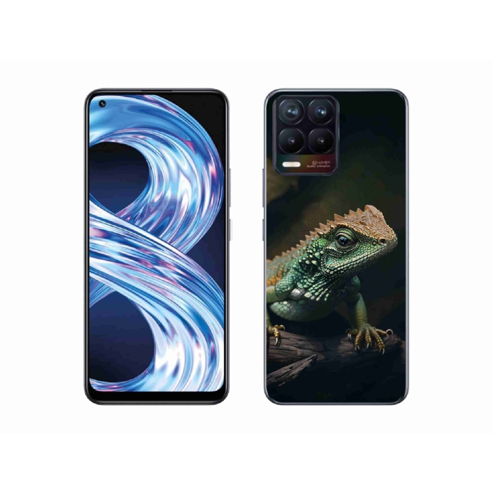 Gél borítás mmCase a Realme 8 Pro készülékhez - gyík