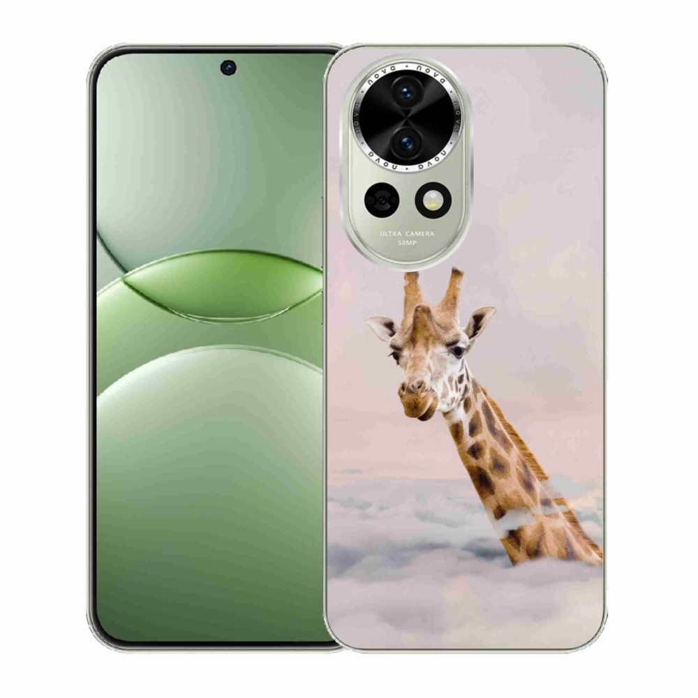 Gél borítás mmCase a Huawei Nova 13 5G-n - zsiráf a felhőkben