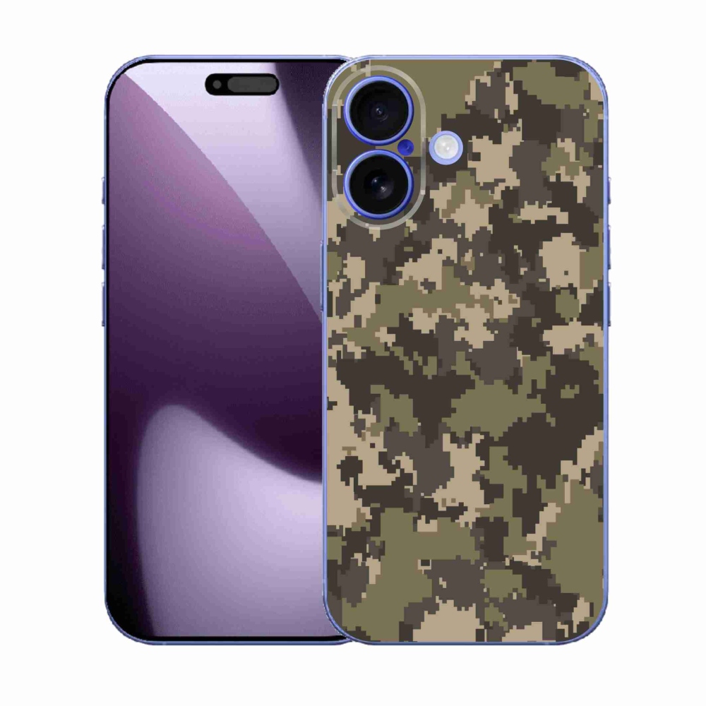 Zselés borítás mmCase iPhone 17 készülékhez - terepszínű minta 12