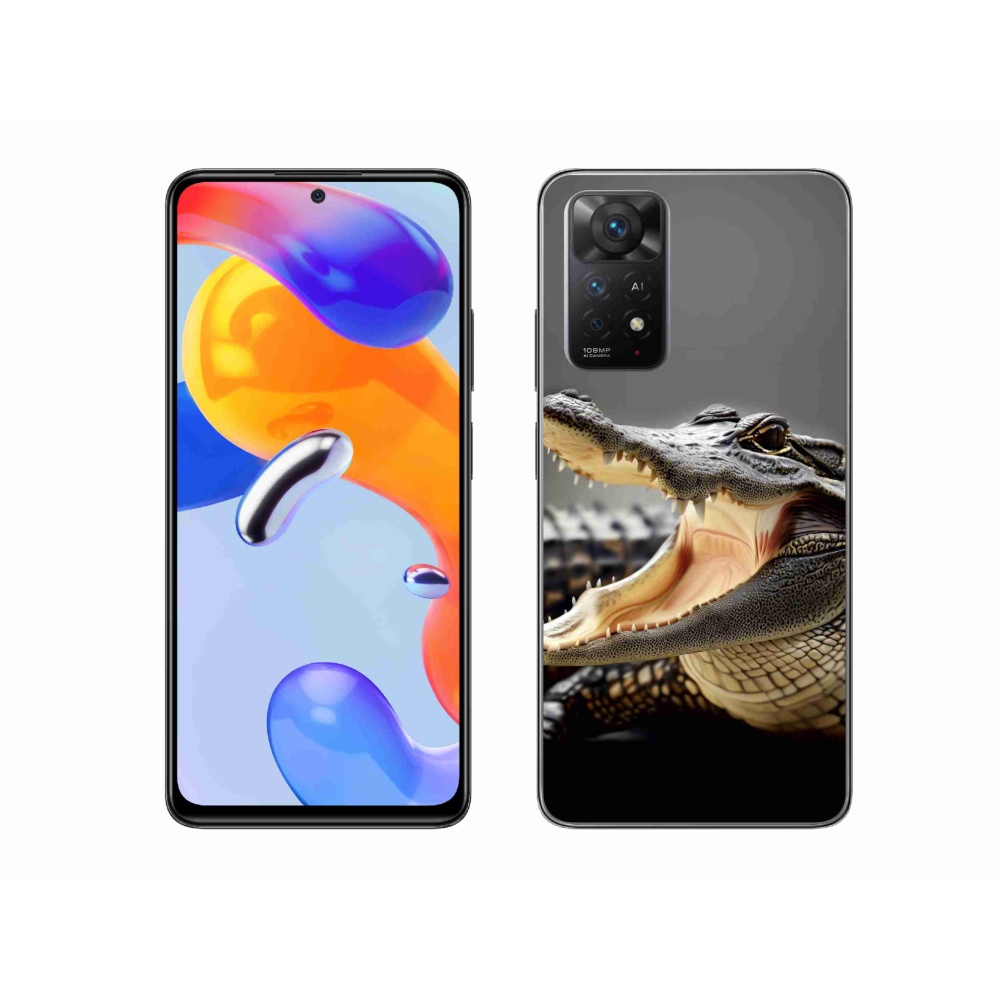 Gél borítás mmCase a Xiaomi Redmi Note 11 Pro 4G/5G számára - krokodil