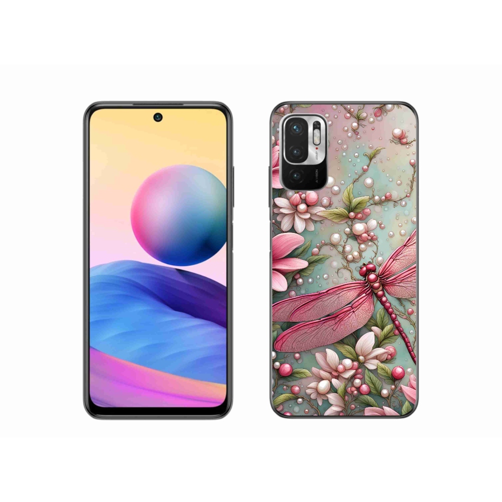 Gél borítás mmCase a Xiaomi Redmi Note 10 5G-hez - szitakötő