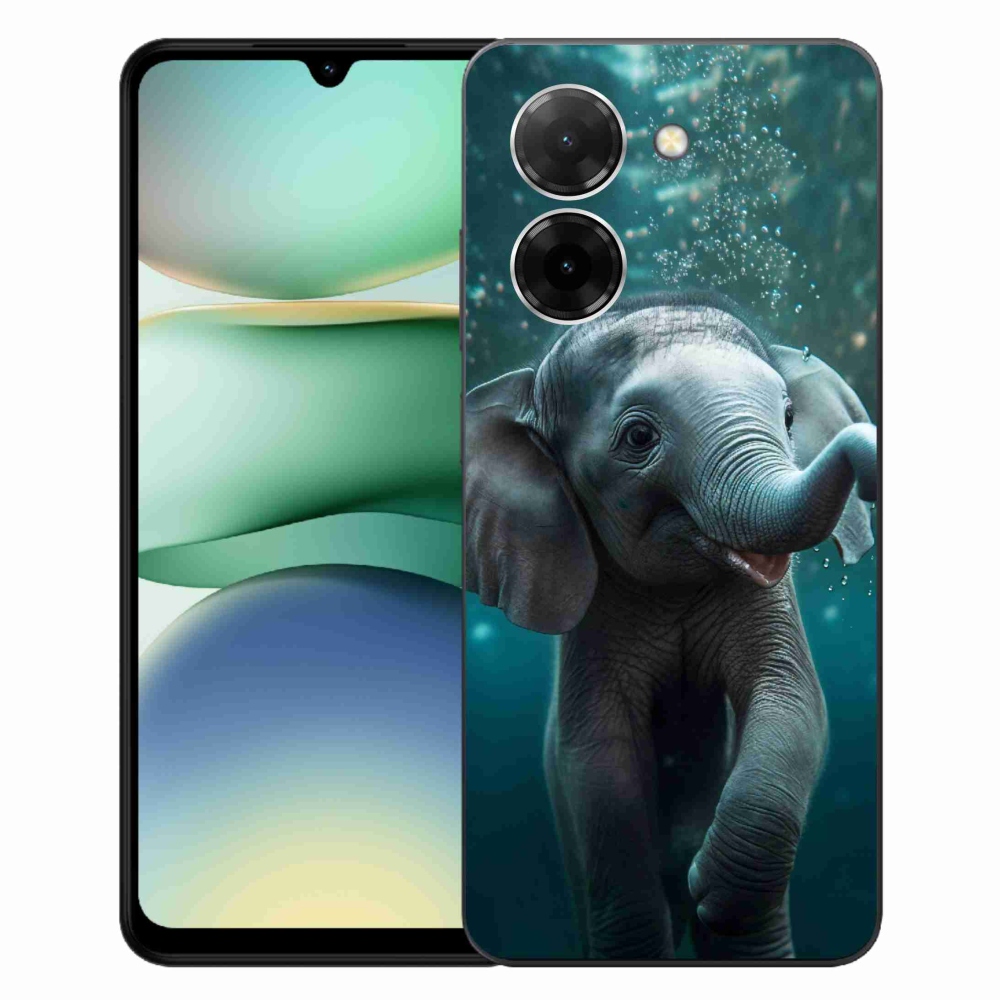 Gél borítás mmCase a Xiaomi Redmi A5 (171.7x77.8x8.3mm) - elefánt a víz alatt