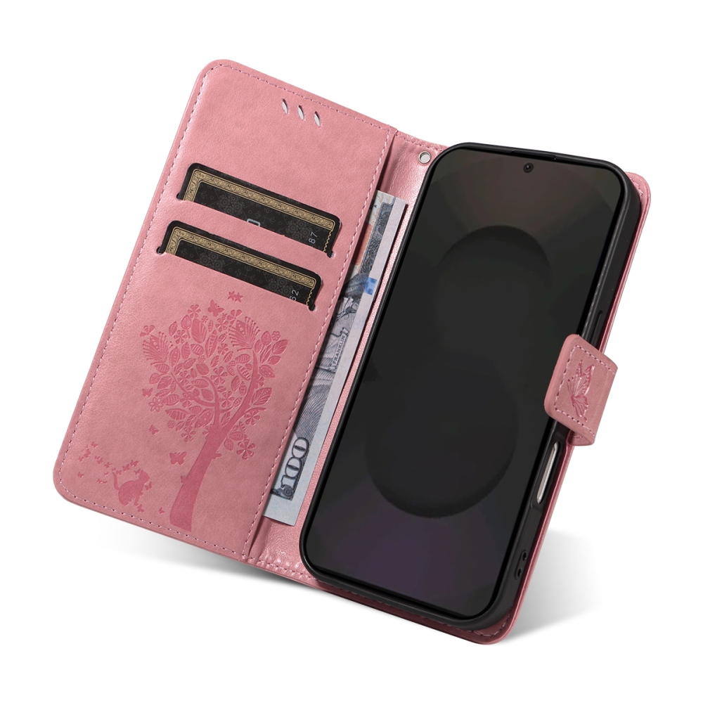 Fák könyve tok Samsung Galaxy S25 FE - rózsaszín