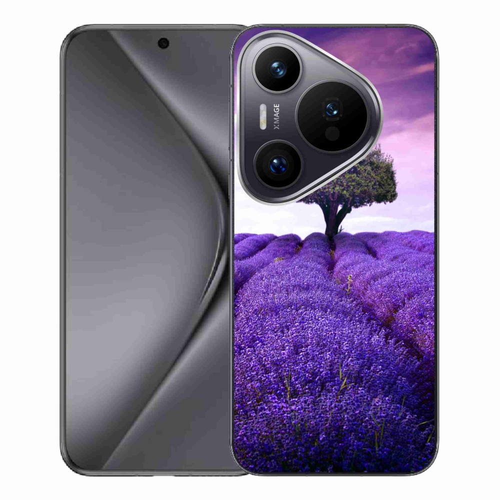 Zselés borítás mmCase a Huawei Pura 70 Pro számára - levendula rét