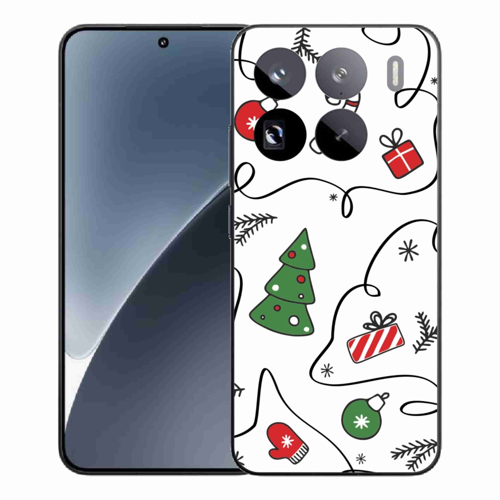 Gél borítás mmCase a Xiaomi 15 Pro számára - karácsonyi motívumok