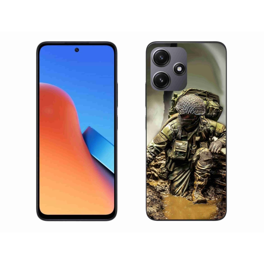 Gél borítás mmCase a Xiaomi Redmi 12 5G - katonákhoz
