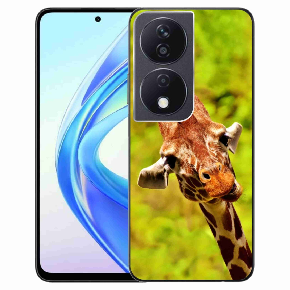 Zselés borítás mmCase a Honor X7b/Honor 90 Smart készülékhez - zsiráf