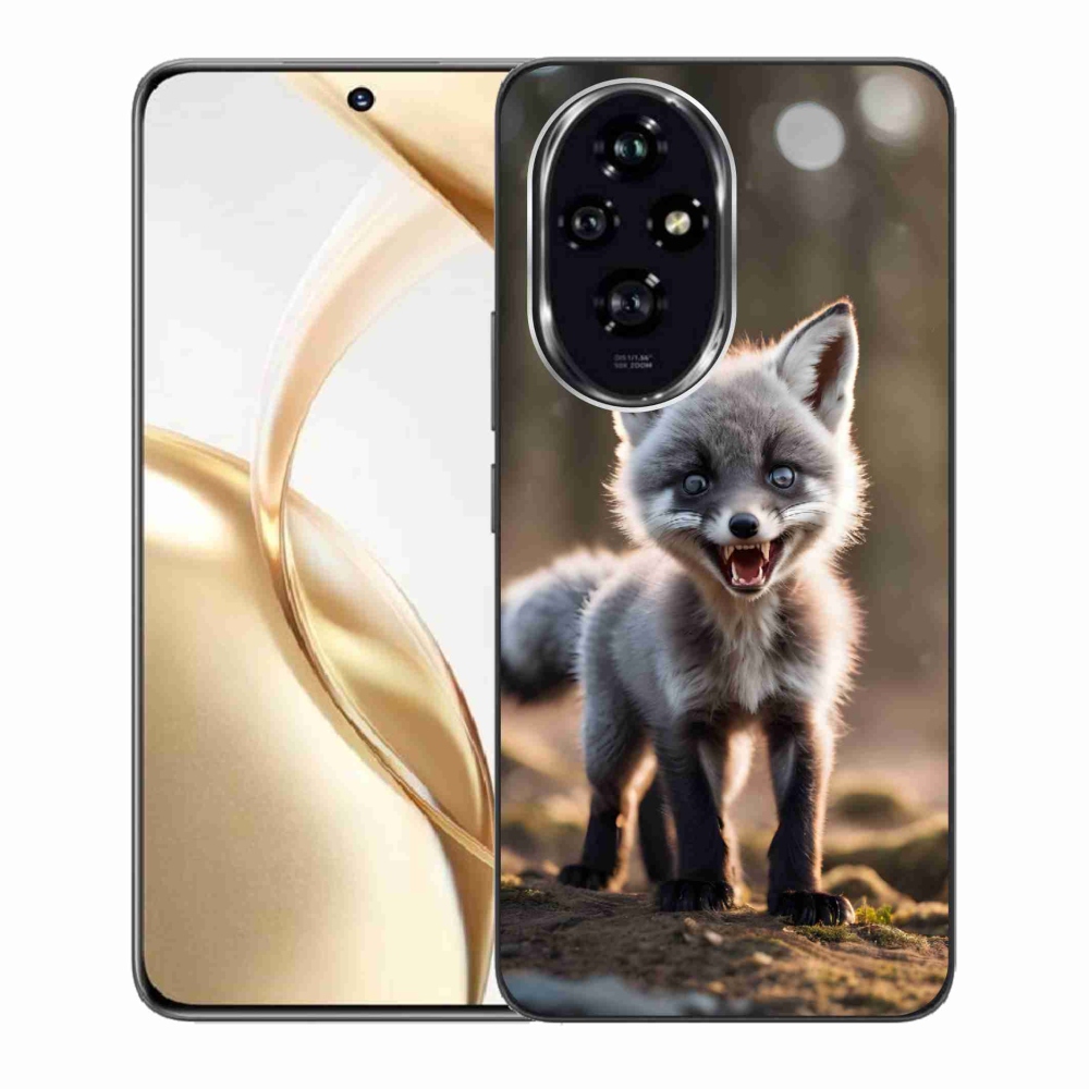 Zselés borítás mmCase a Honor 200 5G készülékhez - angry fox