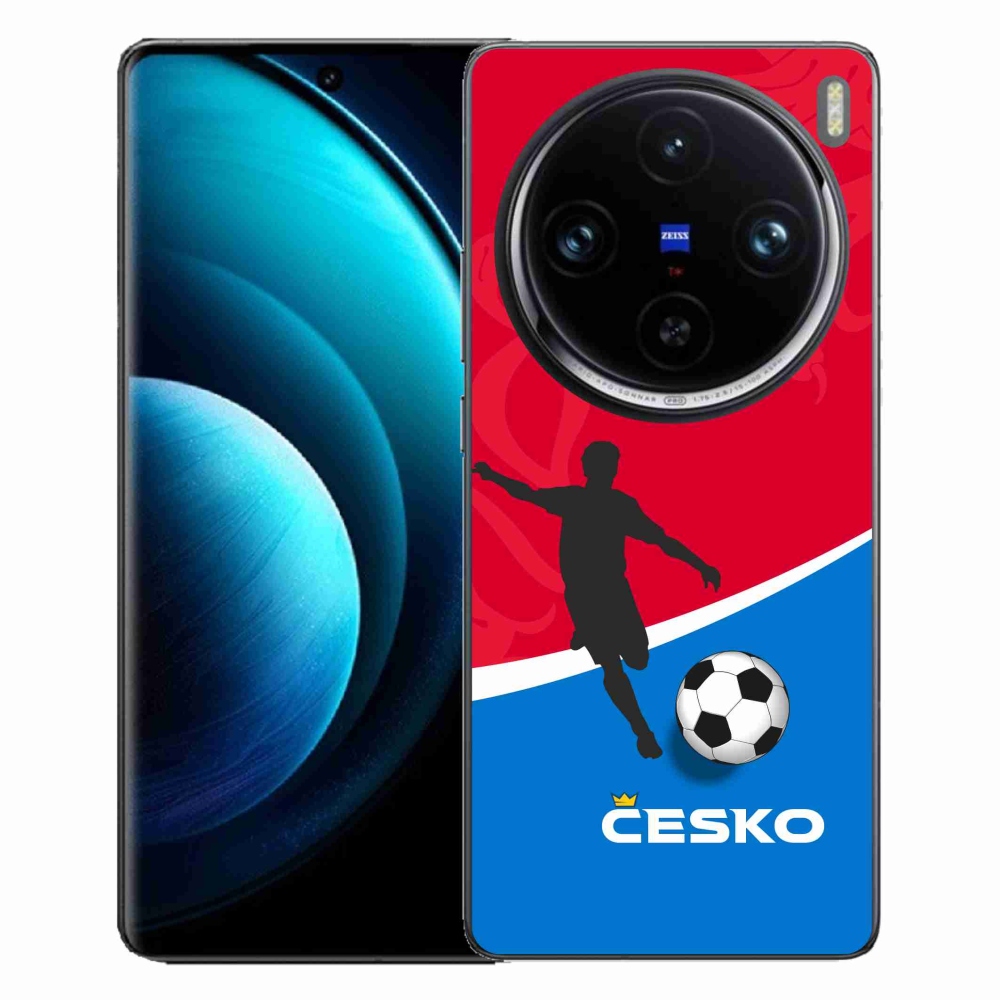 Zselés borítás mmCase a Vivo X100 Pro 5G készülékhez - foci Csehország