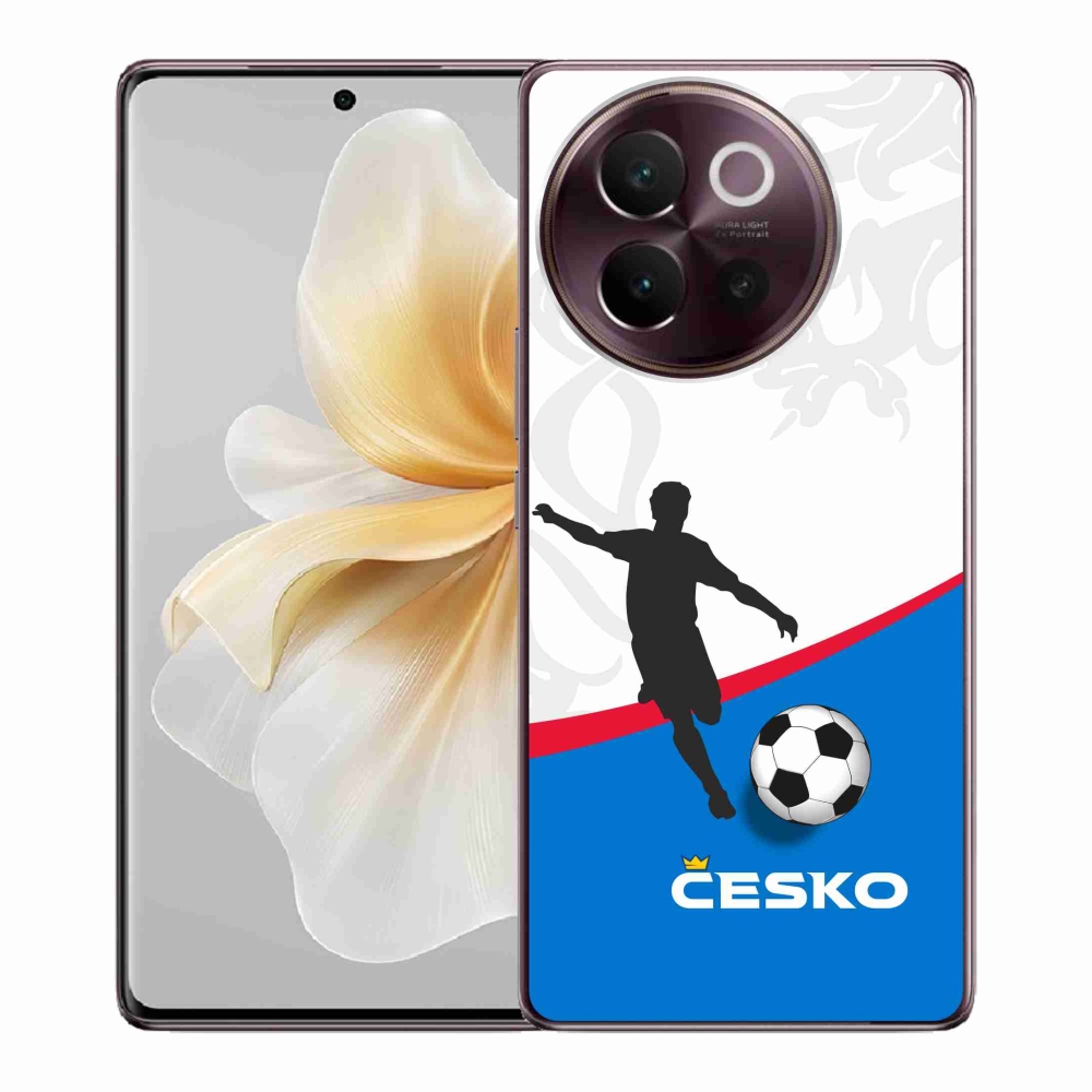 Gél borítás mmCase a Vivo V40 Lite 5G - futball Csehország 1
