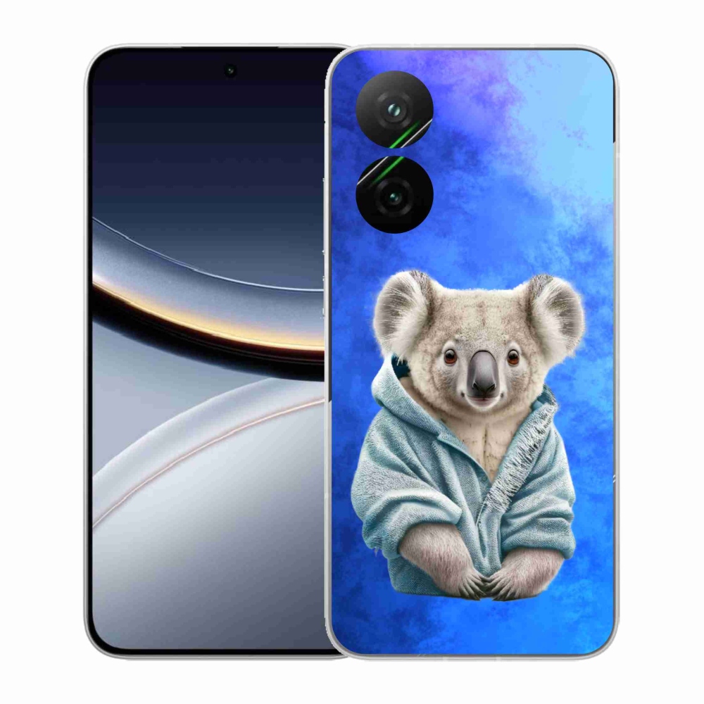 Gél borítás mmCase a Xiaomi Poco F7 5G-hez - koala pulóverben