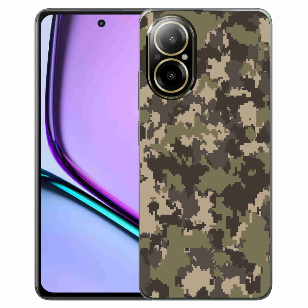 Zselés borítás mmCase a Realme C67 készülékhez - terepszínű minta 12