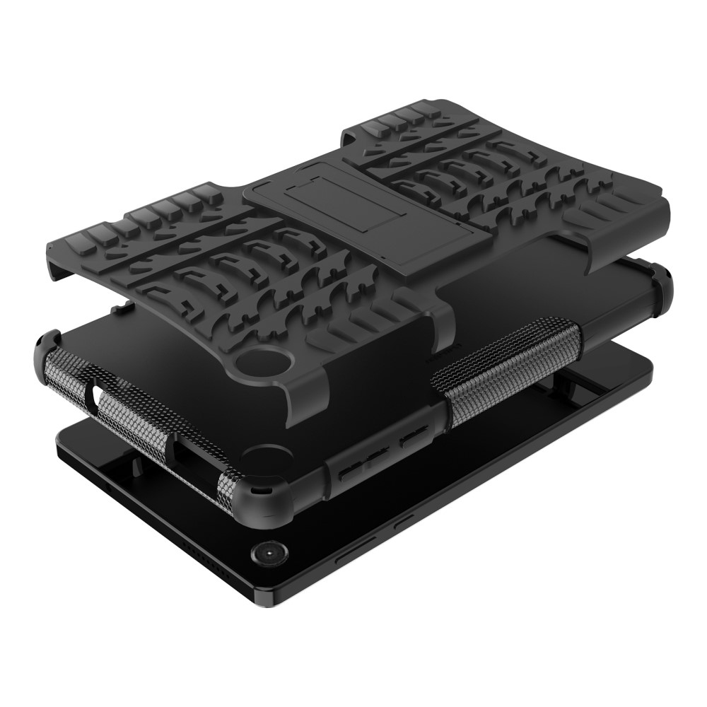 Kick tartós hibrid borító Lenovo Tab M8 4. generációs (2024) Lenovo Tab M8-hoz - Fekete