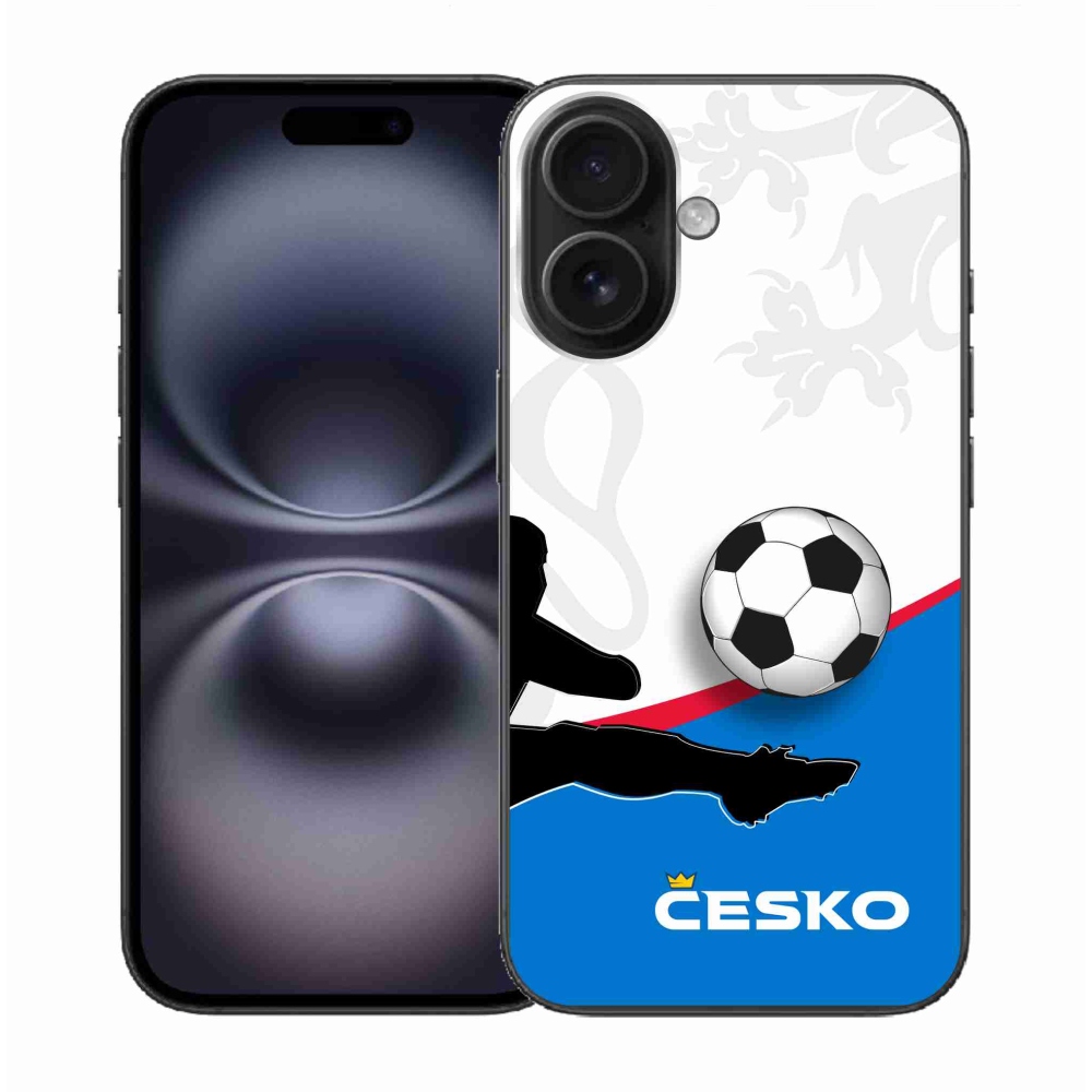 Gél borítás mmCase iPhone 16-hoz - futball Csehország 3