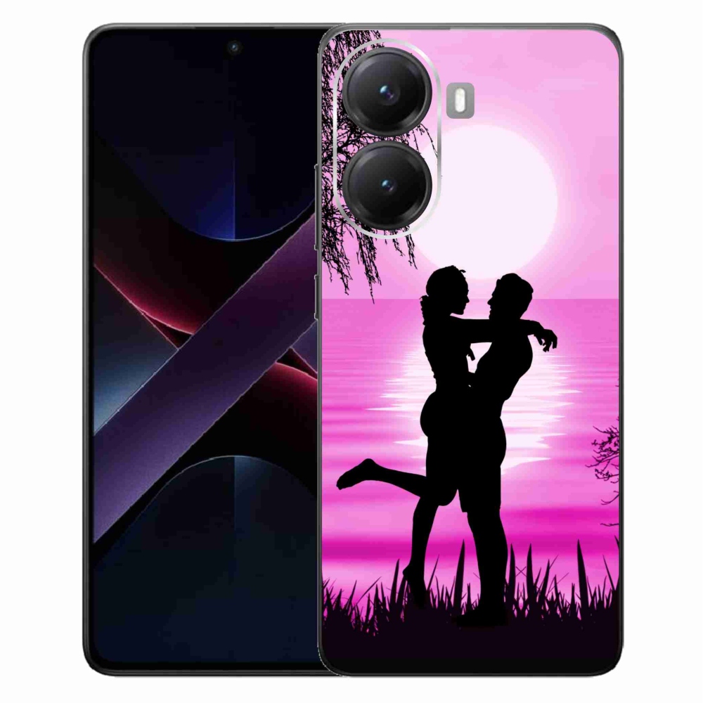 Gél borítás mmCase a Xiaomi Poco X7 Pro 5G számára - naplemente