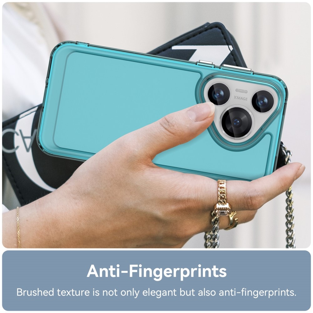 Candy zselés tok Huawei Pura 70 - világoskék színben