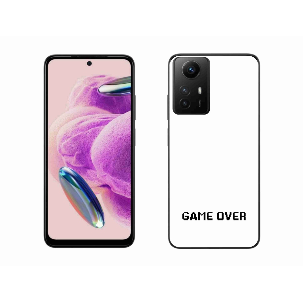Gél borító mmCase a Xiaomi Redmi Note 12S-hez - játék fehér háttérrel