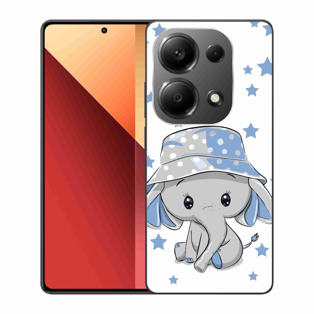 Gél borítás mmCase a Xiaomi Redmi Note 13 Pro 4G/Poco M6 Pro - kék elefánthoz